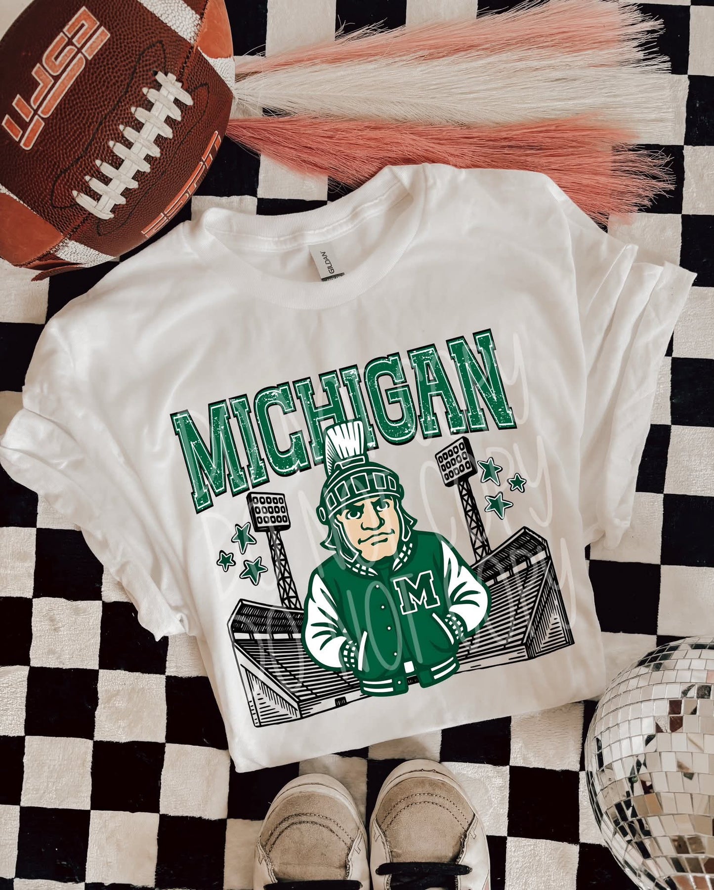 Michigan : Letterman jacket mascots (DTF TRANSFER) PHDC