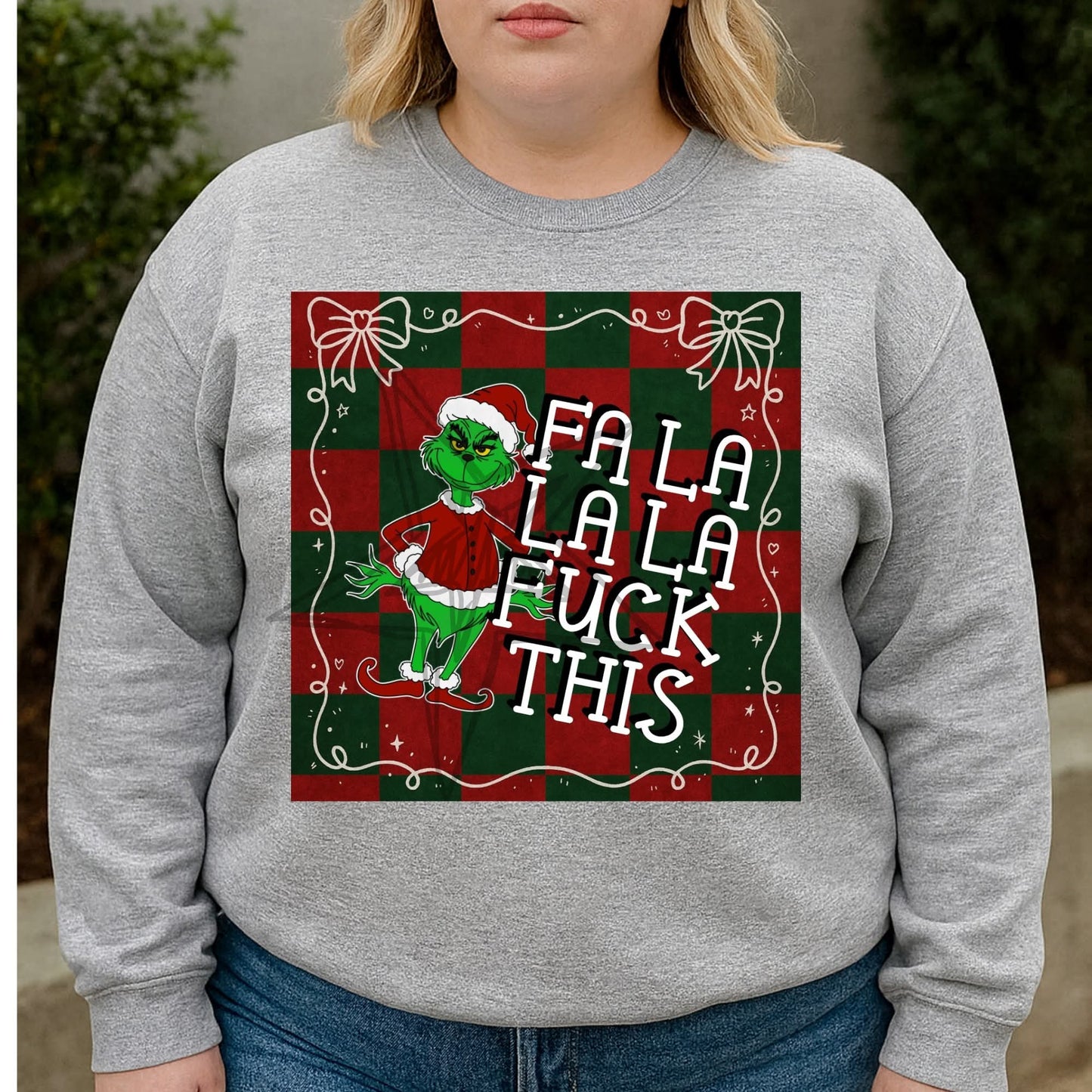 Fa la la la f this nsfw grouch - DTF TRANSFER (WFD)