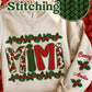 Mama Christmas crochet yarn- DTF TRANSFER (STD740)