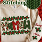 Mama Christmas crochet yarn- DTF TRANSFER (STD740)
