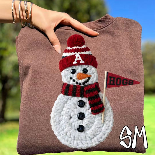 Hogs ; snowman - DTF TRANSFER (SYM)