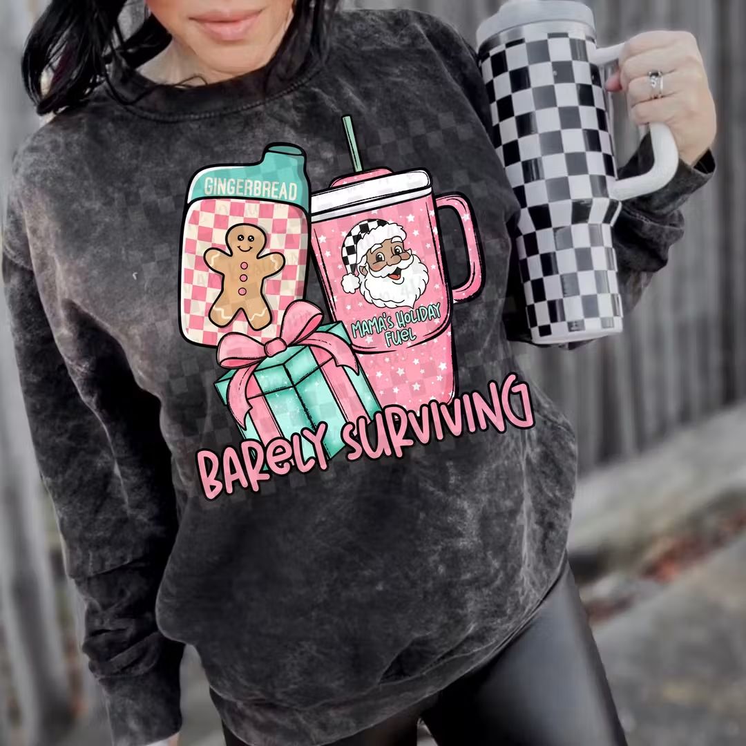 Barely Surviving - DTF TRANSFER (T4KD)