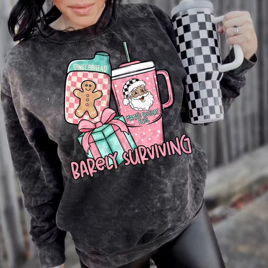 Barely Surviving - DTF TRANSFER (T4KD)