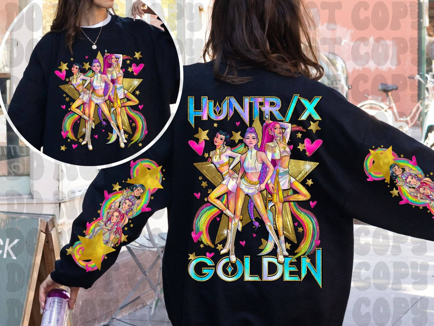 Golden colorful - DTF TRANSFER (SSDa)