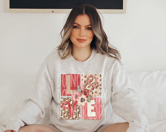 LOVE blocks - (DTF TRANSFER) PHDC