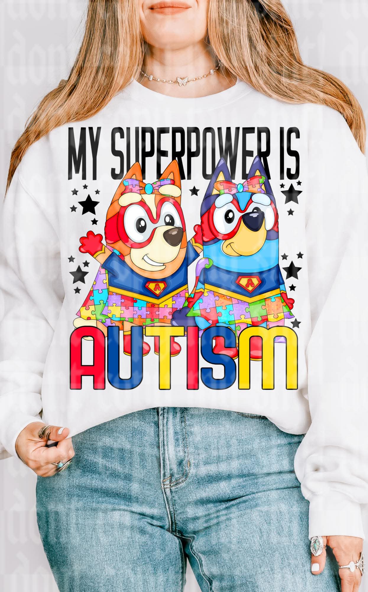 My superpower is autism - DTF TRANSFER (UMC J26)