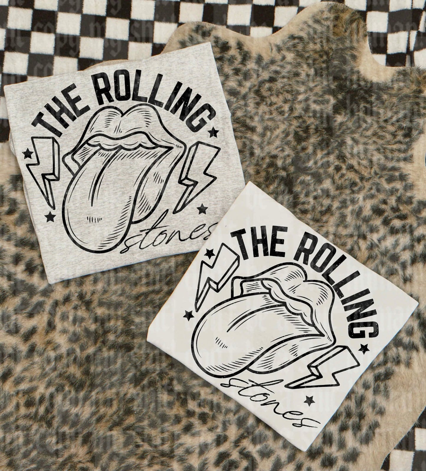 The Rolling Stones band tee - DTF TRANSFER (UMC J26)