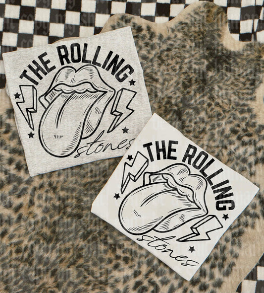 The Rolling Stones band tee - DTF TRANSFER (UMC J26)