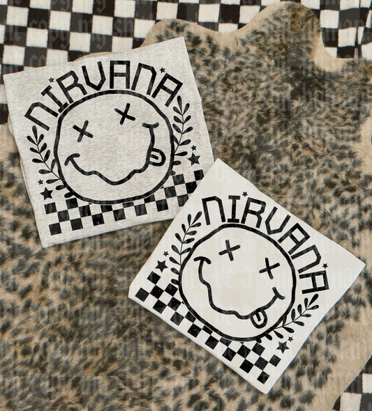 Nirvana band tee - DTF TRANSFER (UMC J26)