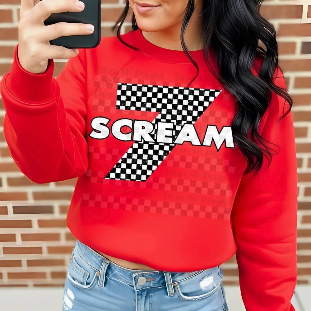 S7 checkered - DTF TRANSFER (t4kd)