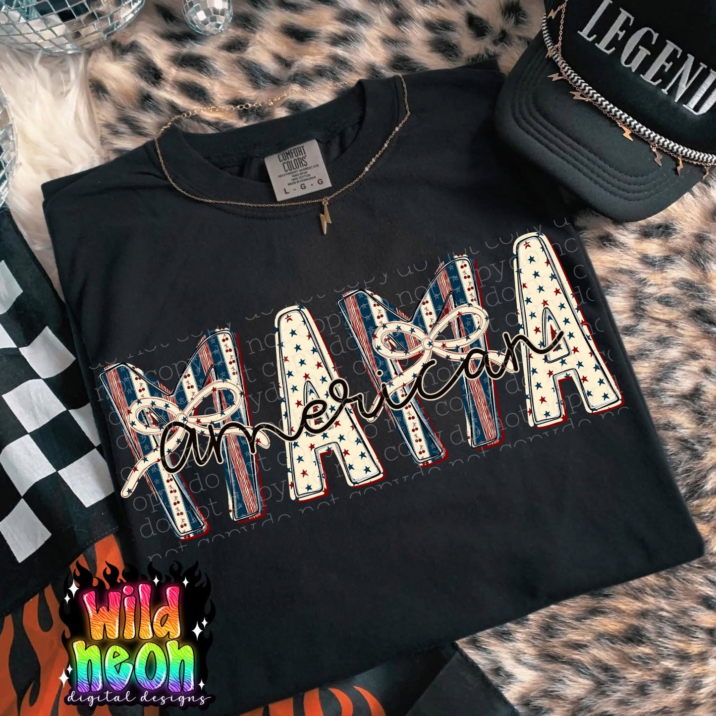 American Mama - DTF TRANSFER (WNDD)