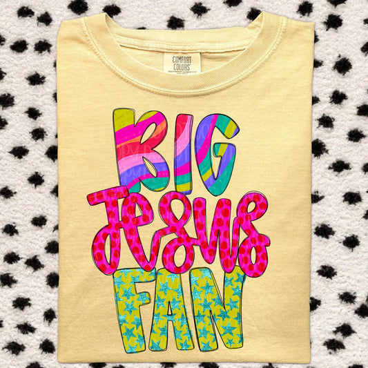 Big Jesus Fan - DTF TRANSFER (BYD) (AJDD)