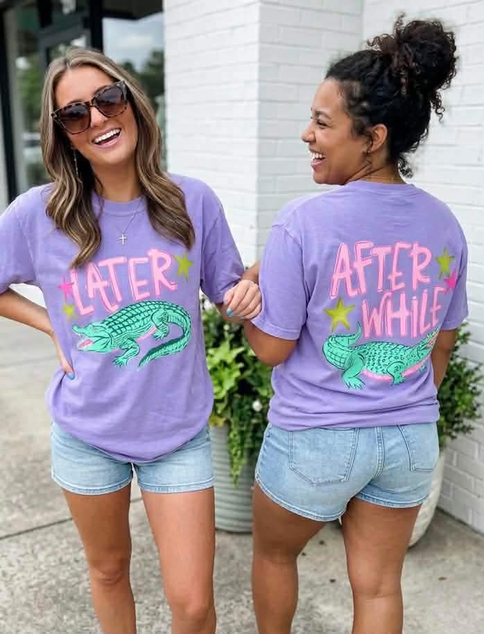 See ya later alligator, after while crocodile - DTF TRANSFER