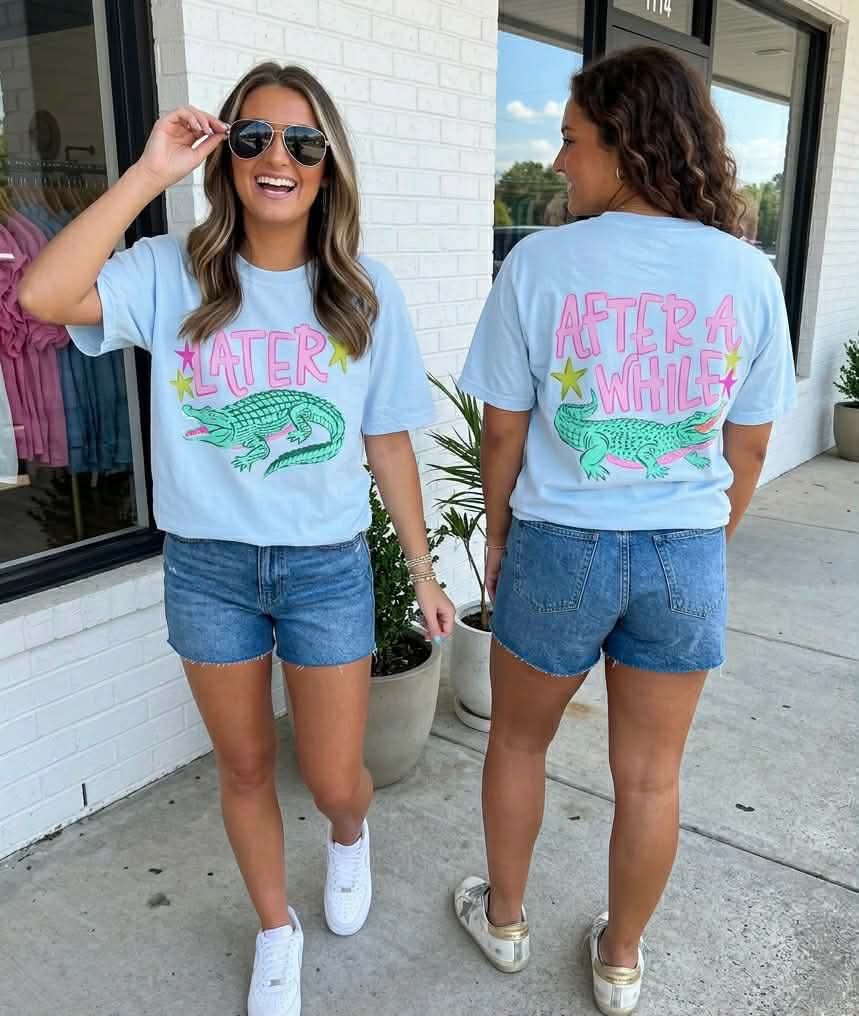 See ya later alligator, after while crocodile - DTF TRANSFER