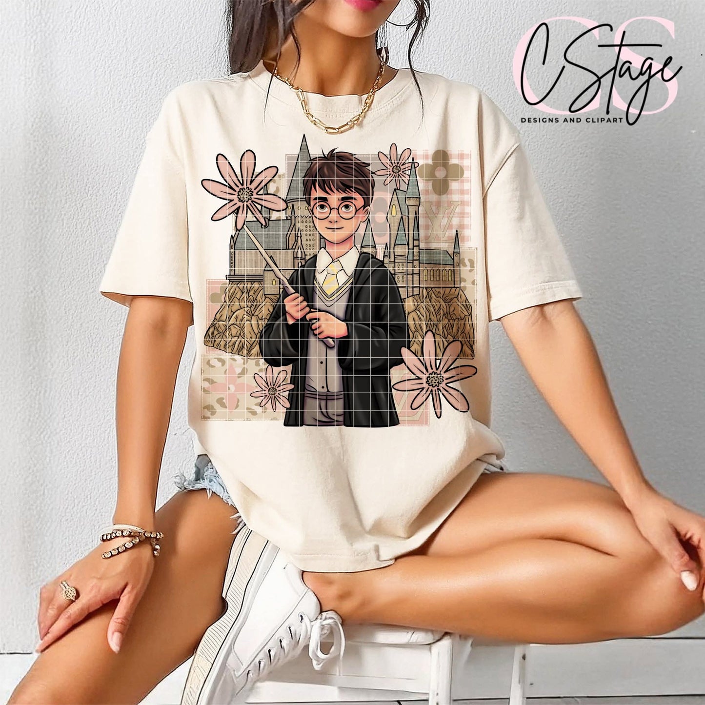 HP cheetah boho patchwork - DTF TRANSFER (CSD)