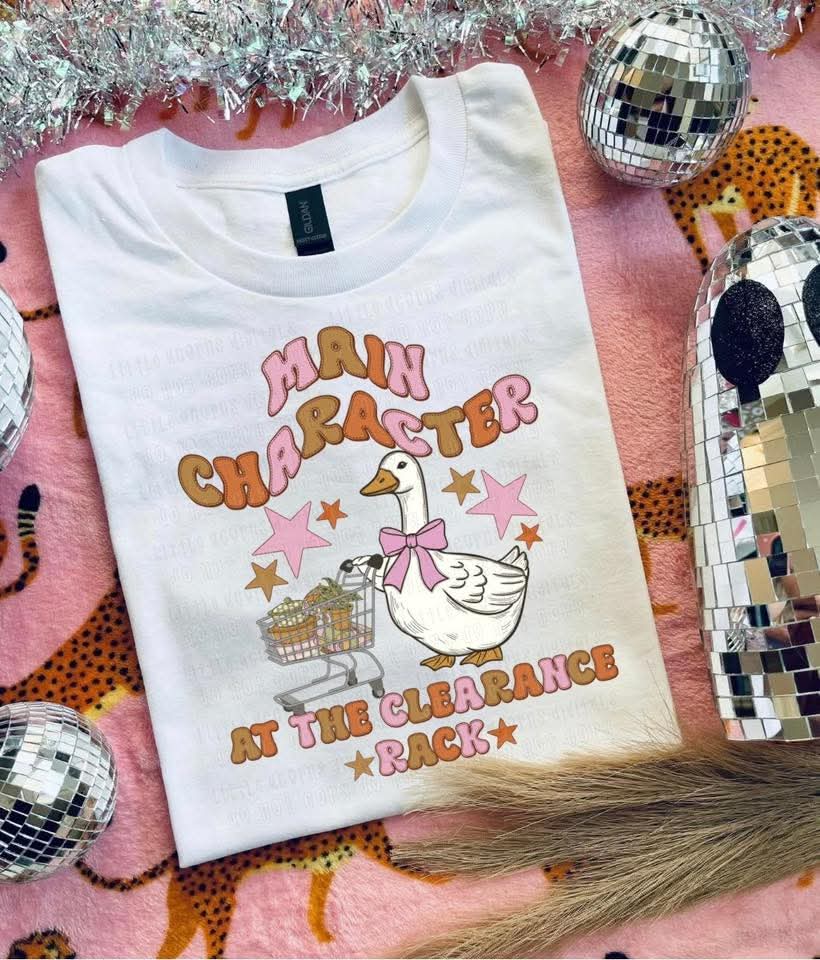 Main character at the clearance rack goose - DTF TRANSFER