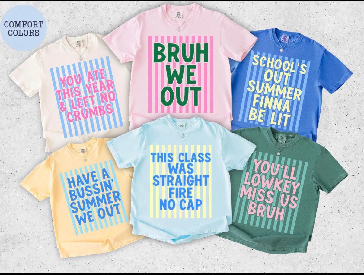 Last day of school funny gen alpha gen z quotes - DTF TRANSFER