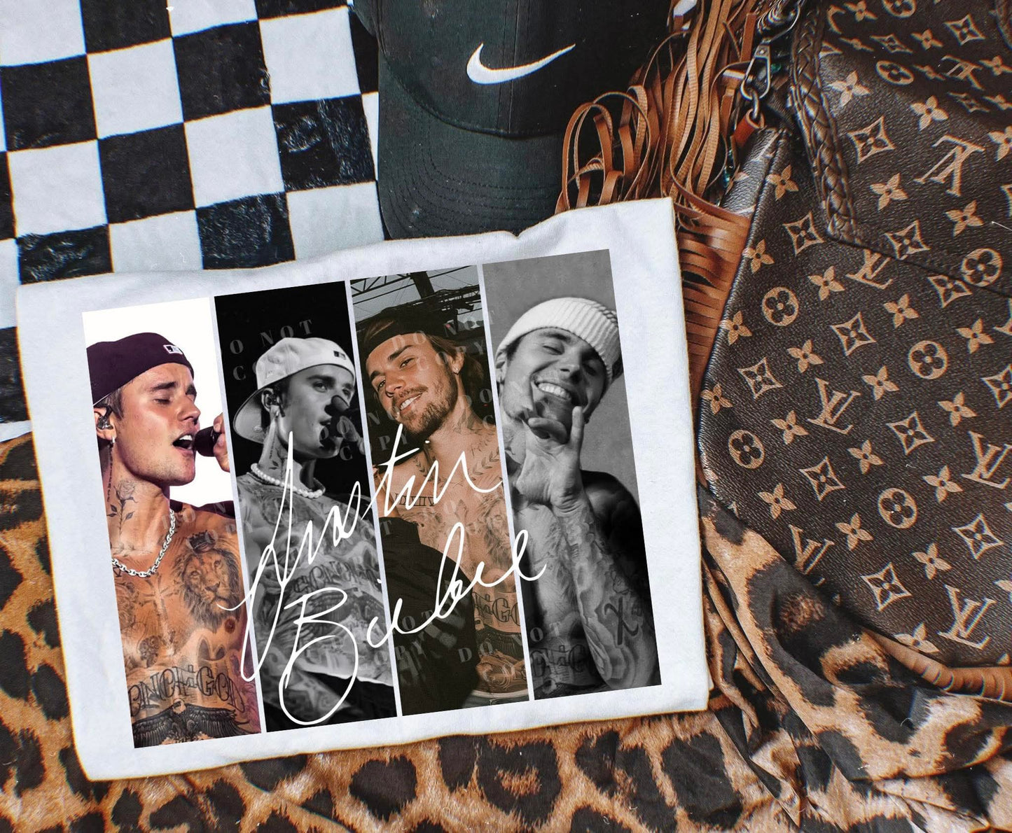 Biebs collage - DTF TRANSFER (SAVED)