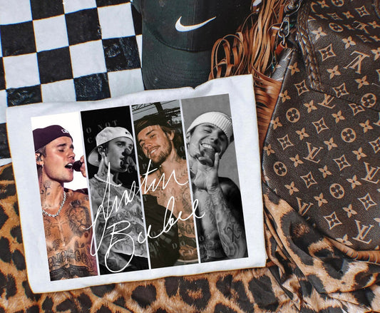 Biebs collage - DTF TRANSFER (SAVED)