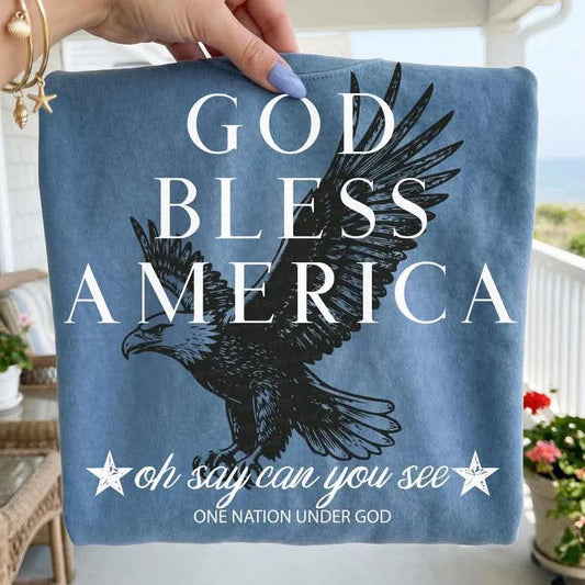God bless America eagle - DTF TRANSFER