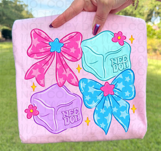 Nee doh dumplings bows coquette - DTF TRANSFER (TUA)