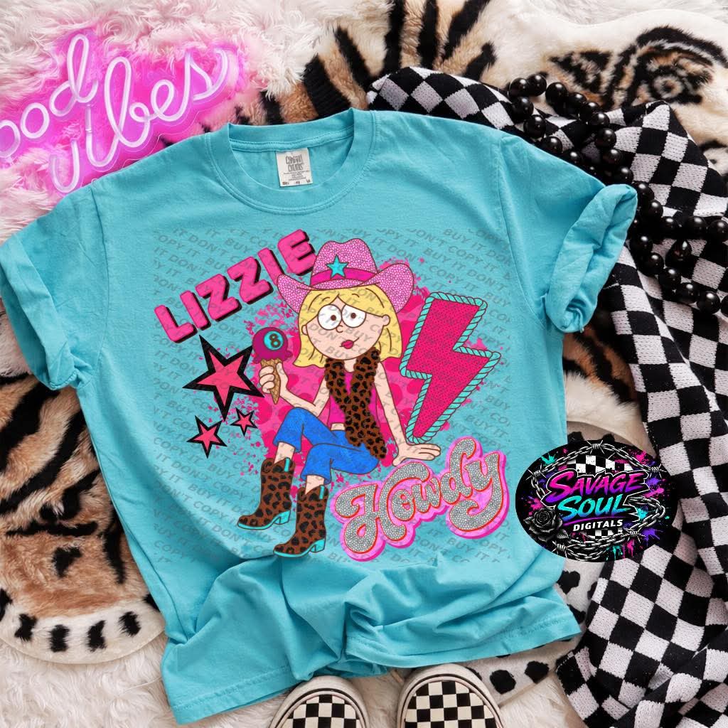 Howdy Lizzie - DTF TRANSFER (SVGSL)