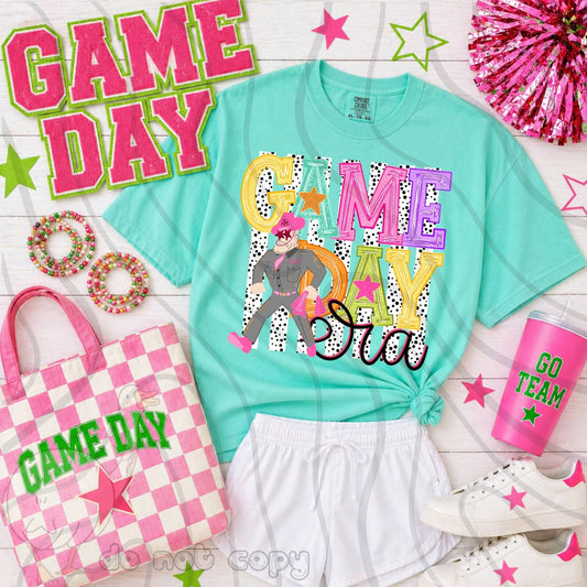 Texas A&M Game Day preppy - DTF TRANSFER (DKDBK)