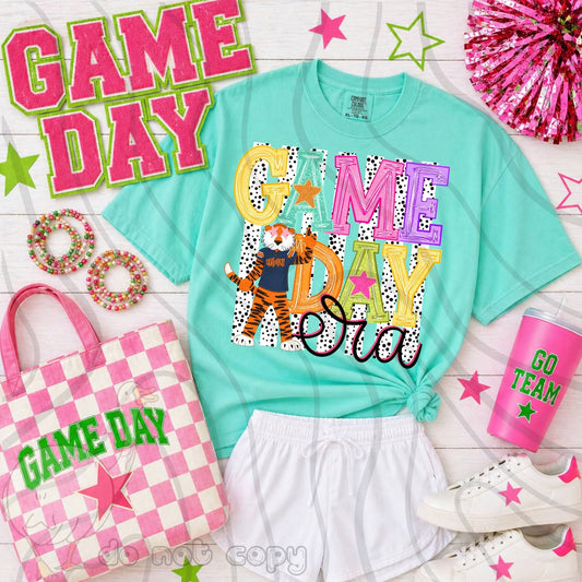 A Tigers Game Day preppy - DTF TRANSFER (DKDBK)