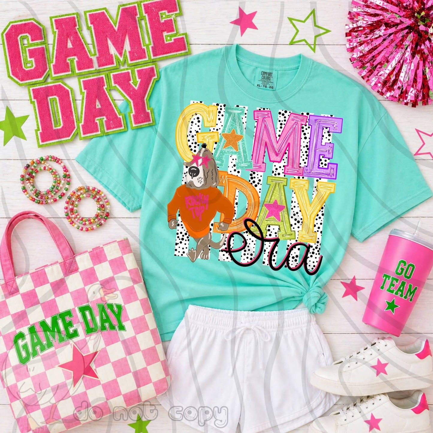 Vols Game Day preppy - DTF TRANSFER (DKDBK)