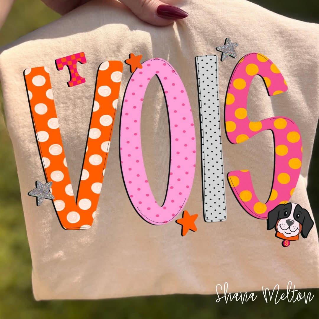 Vols girly dots - DTF TRANSFER (SYM)