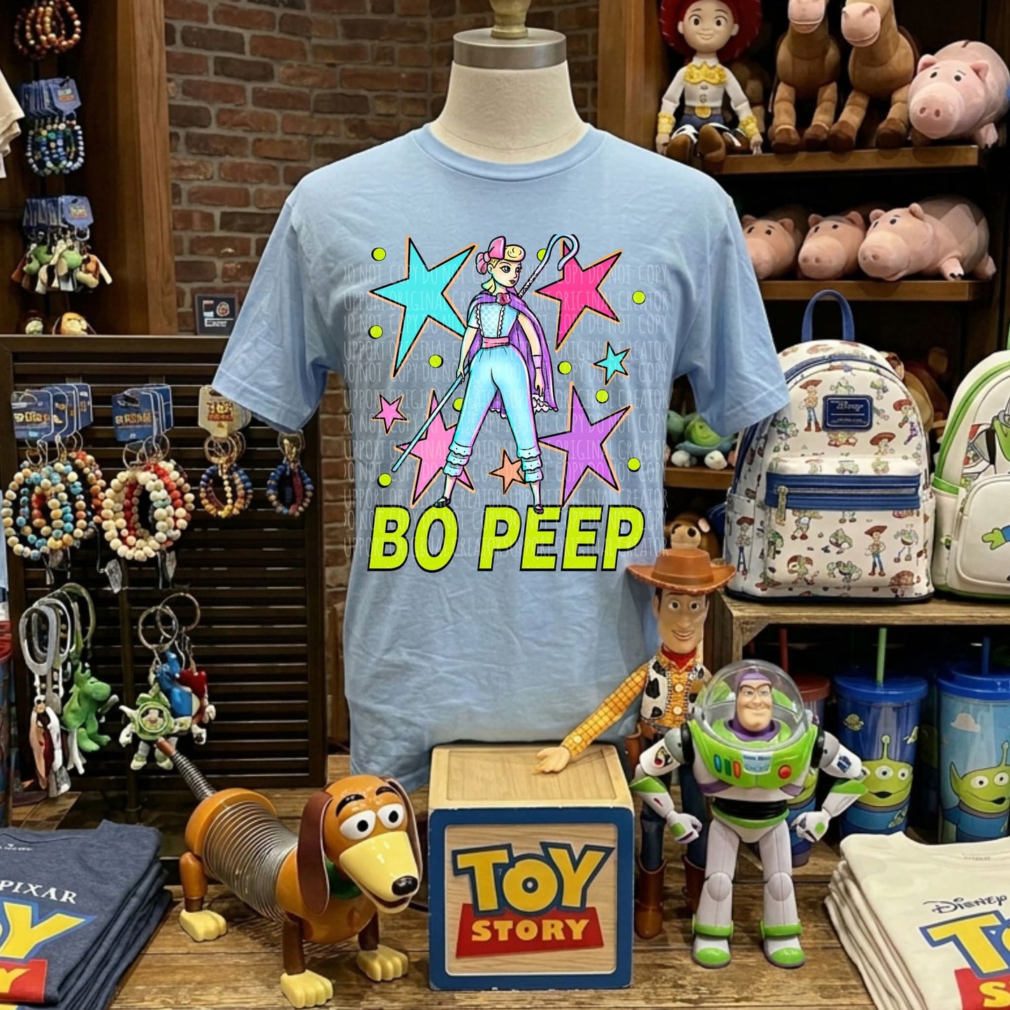 Bo peep TS COLORFUL - DTF TRANSFER (SSDa)