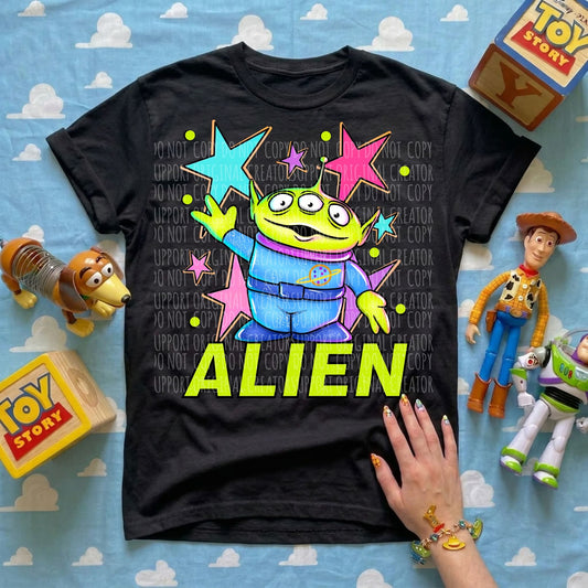 Alien TS COLORFUL - DTF TRANSFER (SSDa)