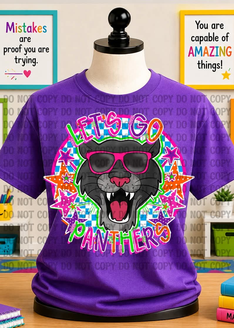LETS GO mascots football (CHOOSE YOUR TEAM!) - DTF TRANSFER (BT)