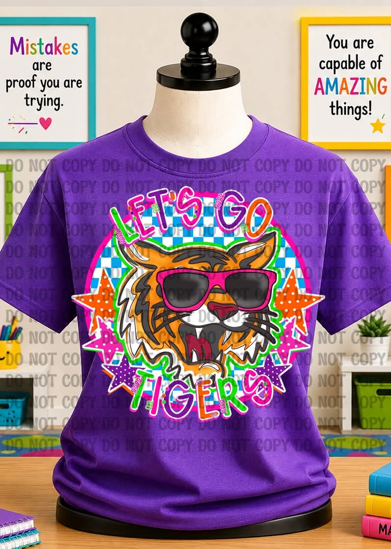 LETS GO mascots football (CHOOSE YOUR TEAM!) - DTF TRANSFER (BT)