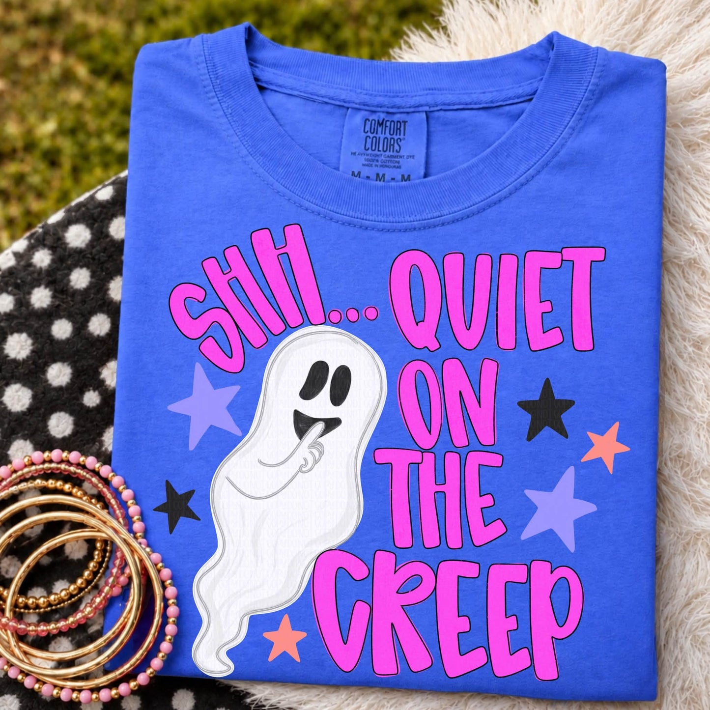 Ghost shhh quiet on the creep - DTF TRANSFER (AJD)
