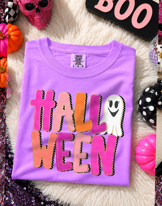 Halloween ghost girly - DTF TRANSFER (AJD)