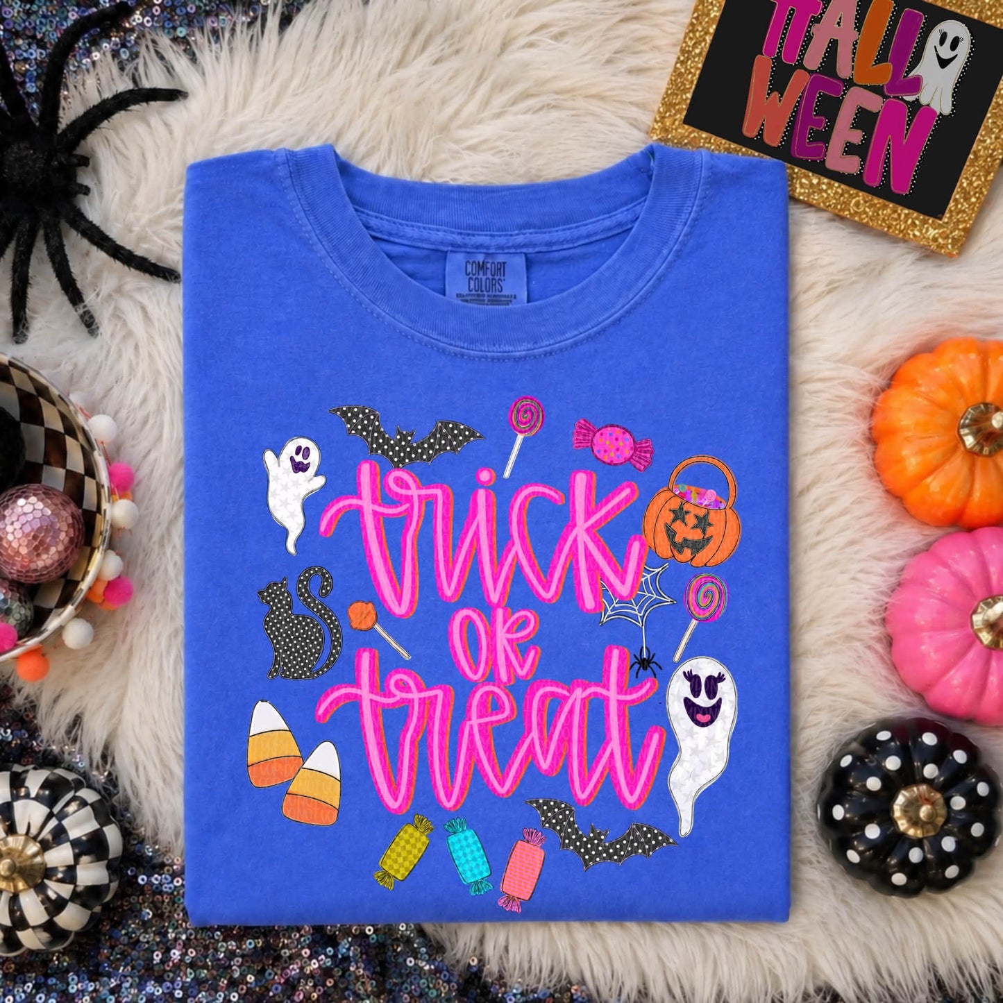 Trick or treat ghosts - DTF TRANSFER (AJD)