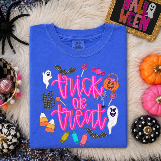 Trick or treat ghosts - DTF TRANSFER (AJD)