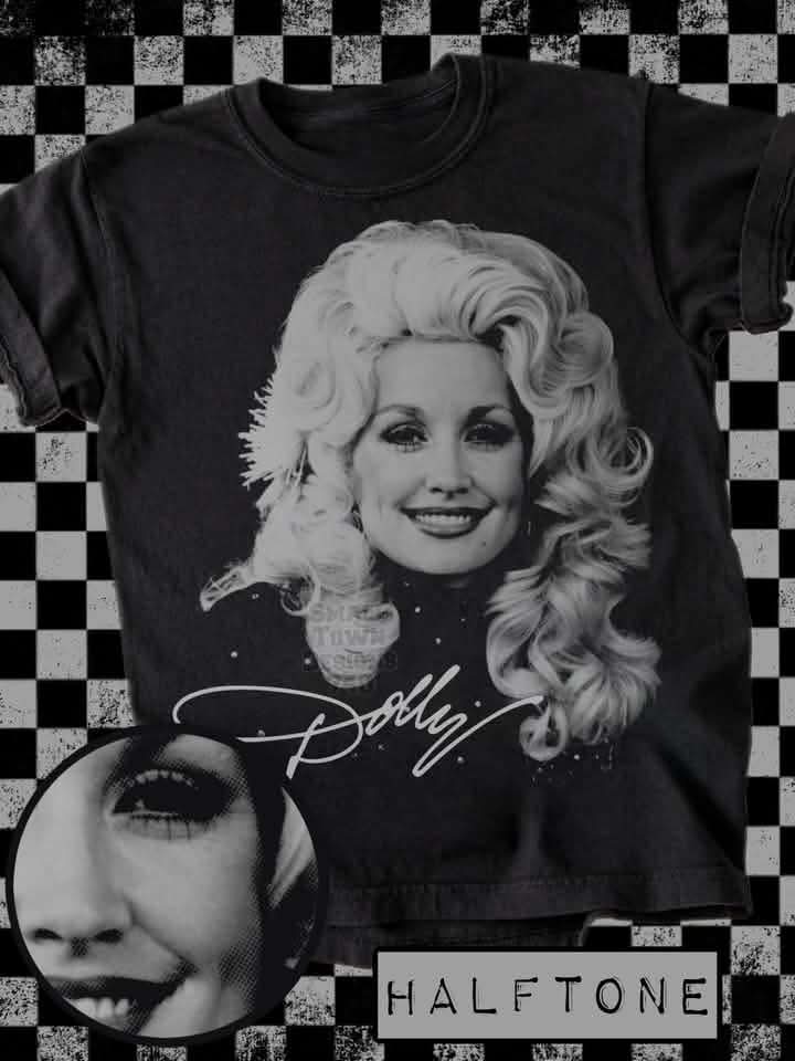 Dolly halftone - DTF TRANSFER
