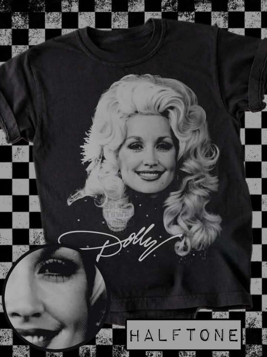 Dolly halftone - DTF TRANSFER