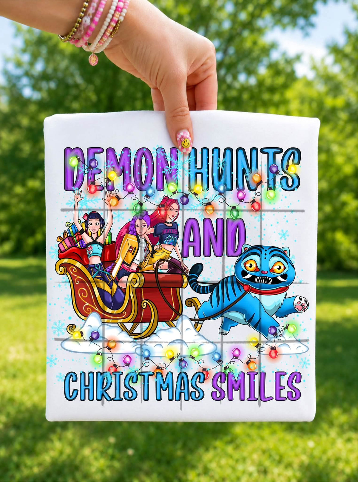 Demon Christmas Smiles - DTF TRANSFER (TDC)