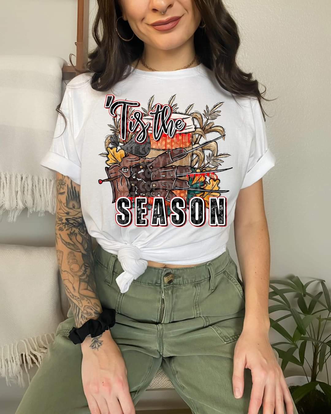Tis the season horror movie coffee - DTF TRANSFER ONLY