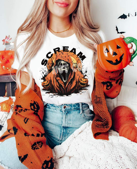 Scream ORANGE - DTF TRANSFER ONLY (RTD)