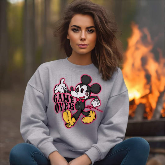 Game over mouse - DTF TRANSFER ONLY DHALLOWEEN