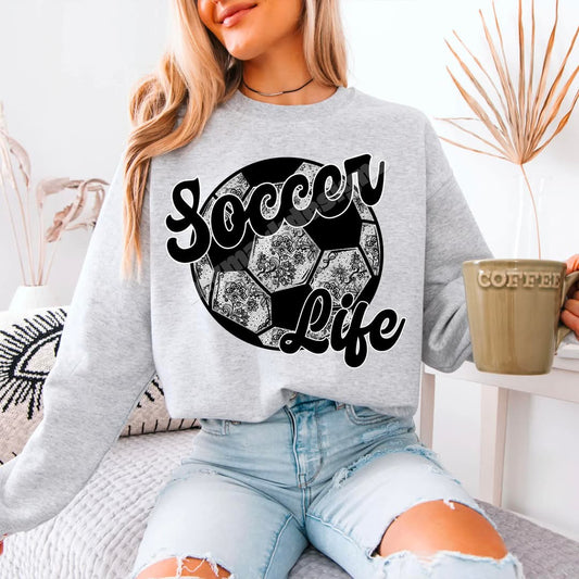 Lace soccer life - DTF TRANSFER (MMD/F25)