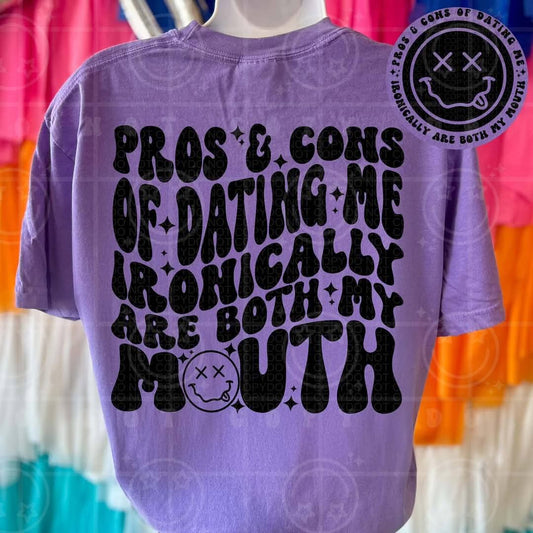 Pros & cons of dating me-DTF TRANSFER (HWD/F25)