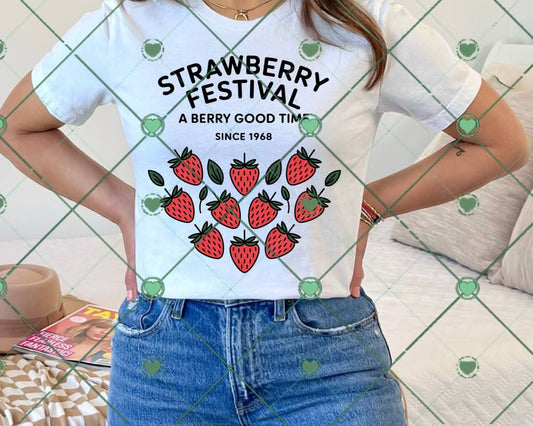 Strawberry Festival-DTF TRANSFER (BYD)