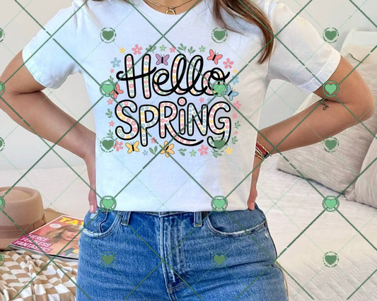 Hello spring-DTF TRANSFER (BYD)