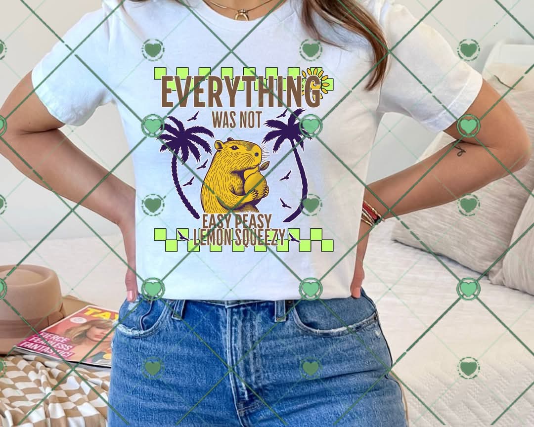 Everything was not easy peezy-DTF TRANSFER (BYD)