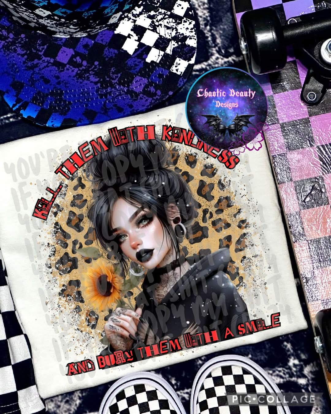 K*ll them with kindness- DTF TRANSFER (CBD)